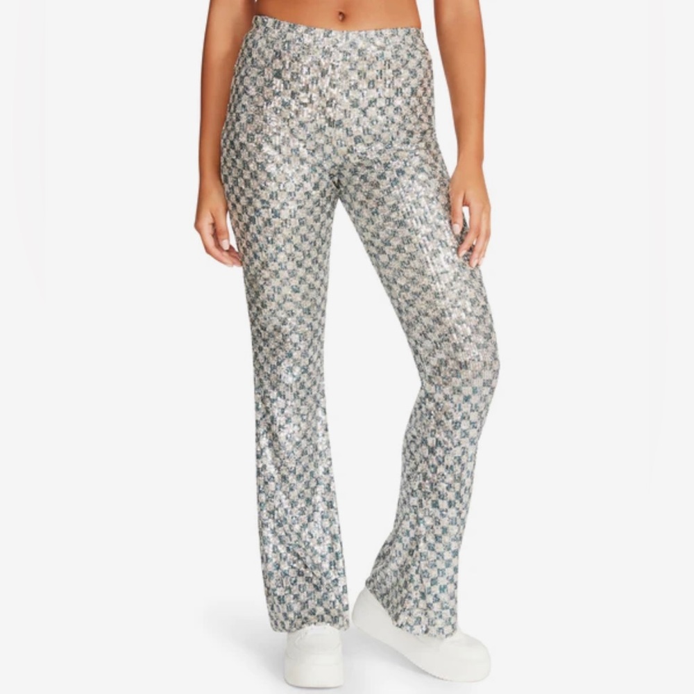 Steve Madden Sequins Flare Pants